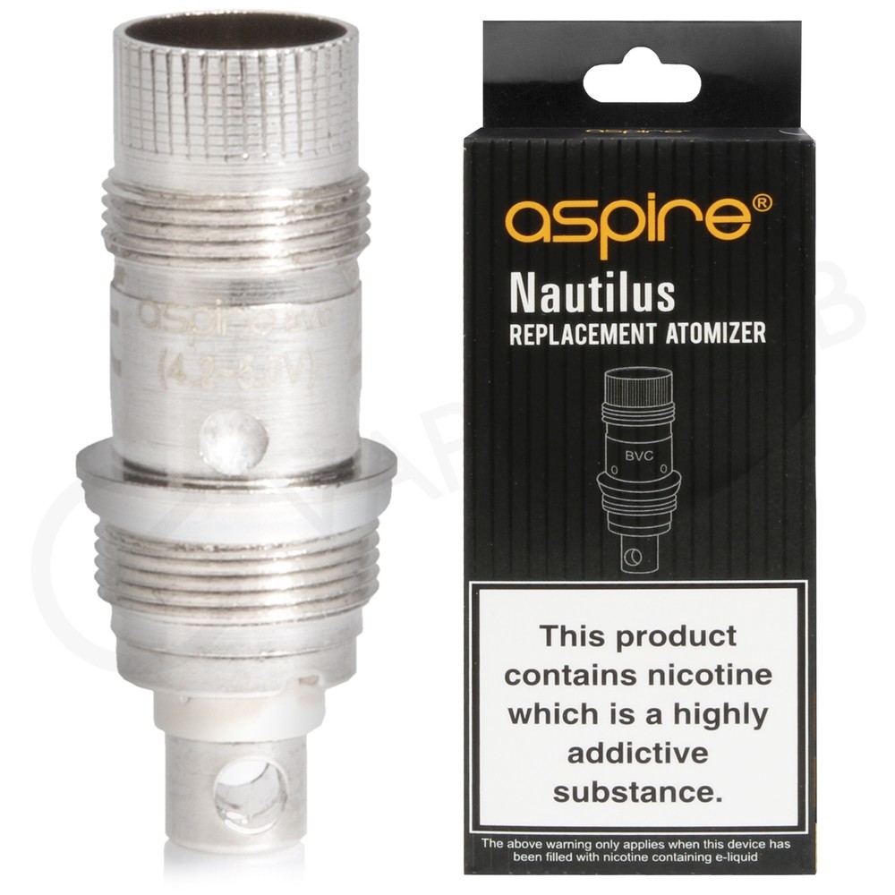 Resistances Aspire Nautilus BVC Coil's 1.6/1.8/0.7 ohm Pack de 5/10/15/20 COILS 
