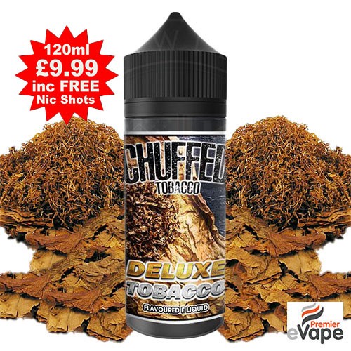 Chuffed Tobacco Deluxe Tobacco E Liquid 9.99 120ml